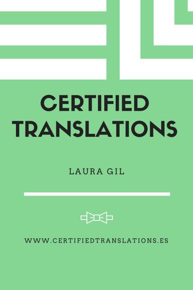 Laura Gil | Traductor jurado del inglés en Las Palmas de Gran Canaria. Presupuesto gratuito en: laura.gil@certifiedtranslations o en el tlfno 667 91 97 65.